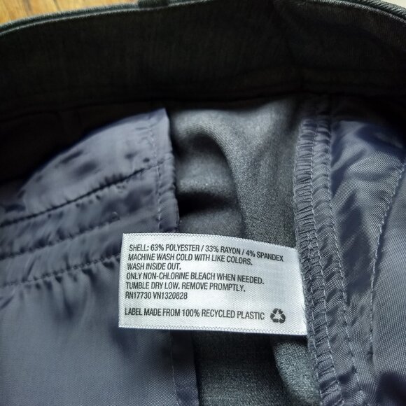 A New Day Heather Gray Career Work Stretch Curvy Size 14 NWT New Pants Slacks - Picture 8 of 9